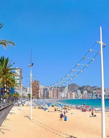 Levante beach and promenade