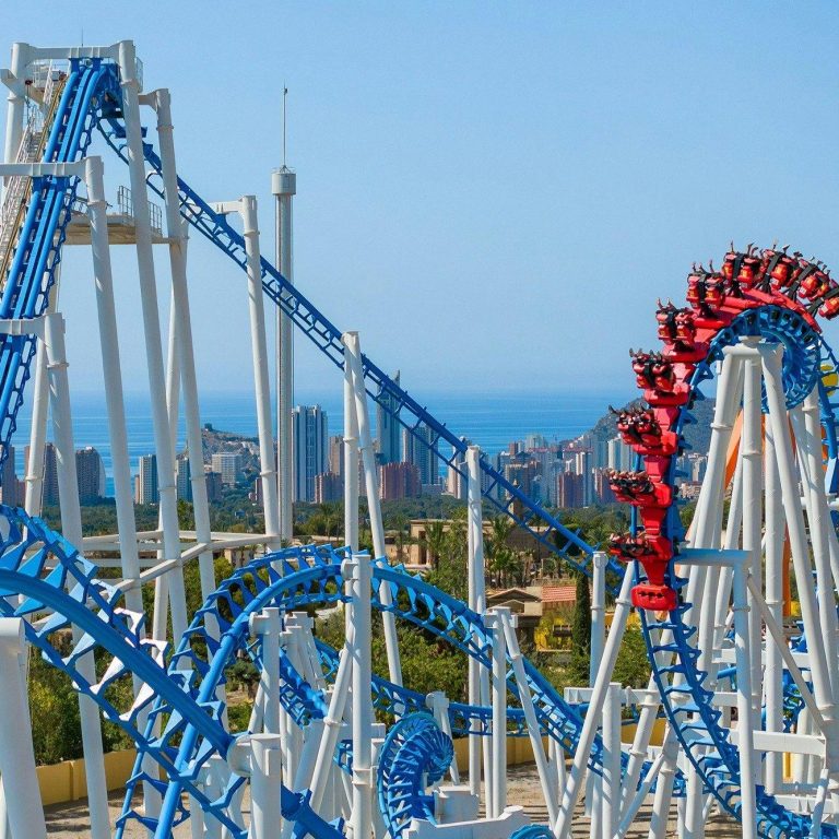 Roller coaster at Terra Mítica