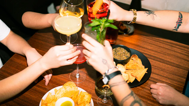 Illustrative nightlife photo for Benidorm bar crawl (18+)